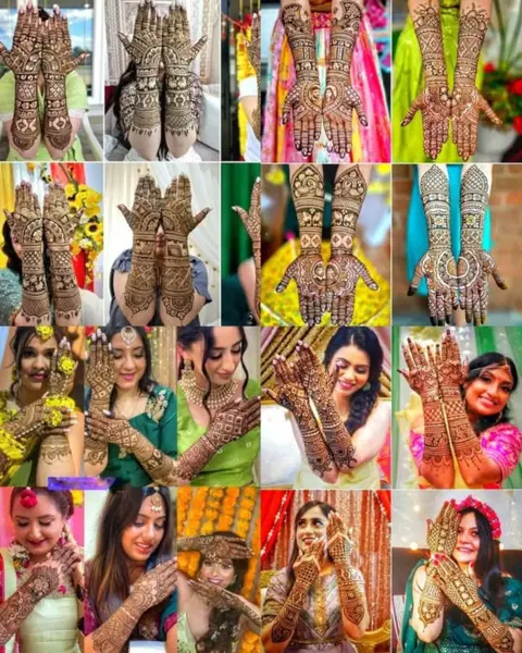 figure mehndi design