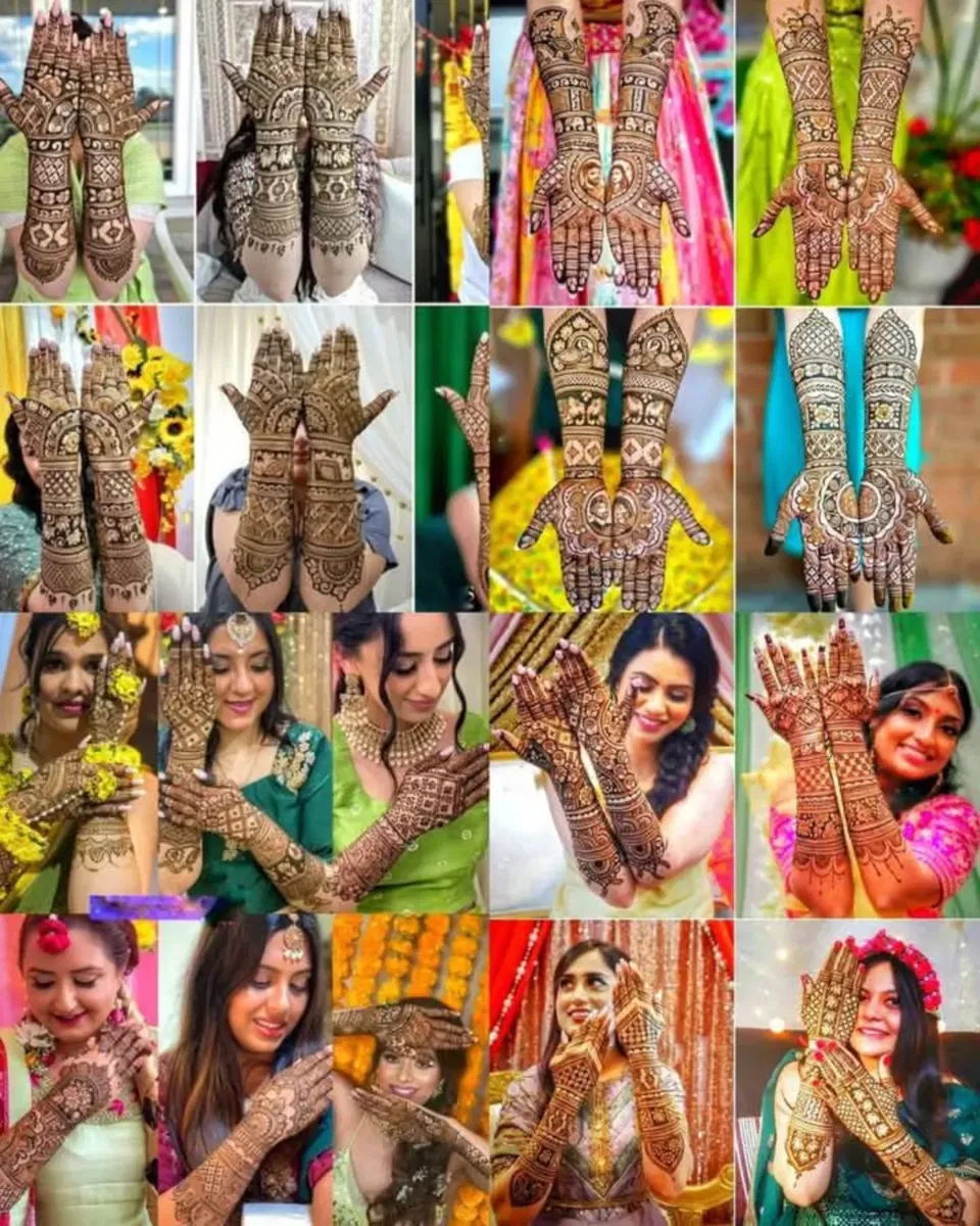Mehndi Design with Figures (2)