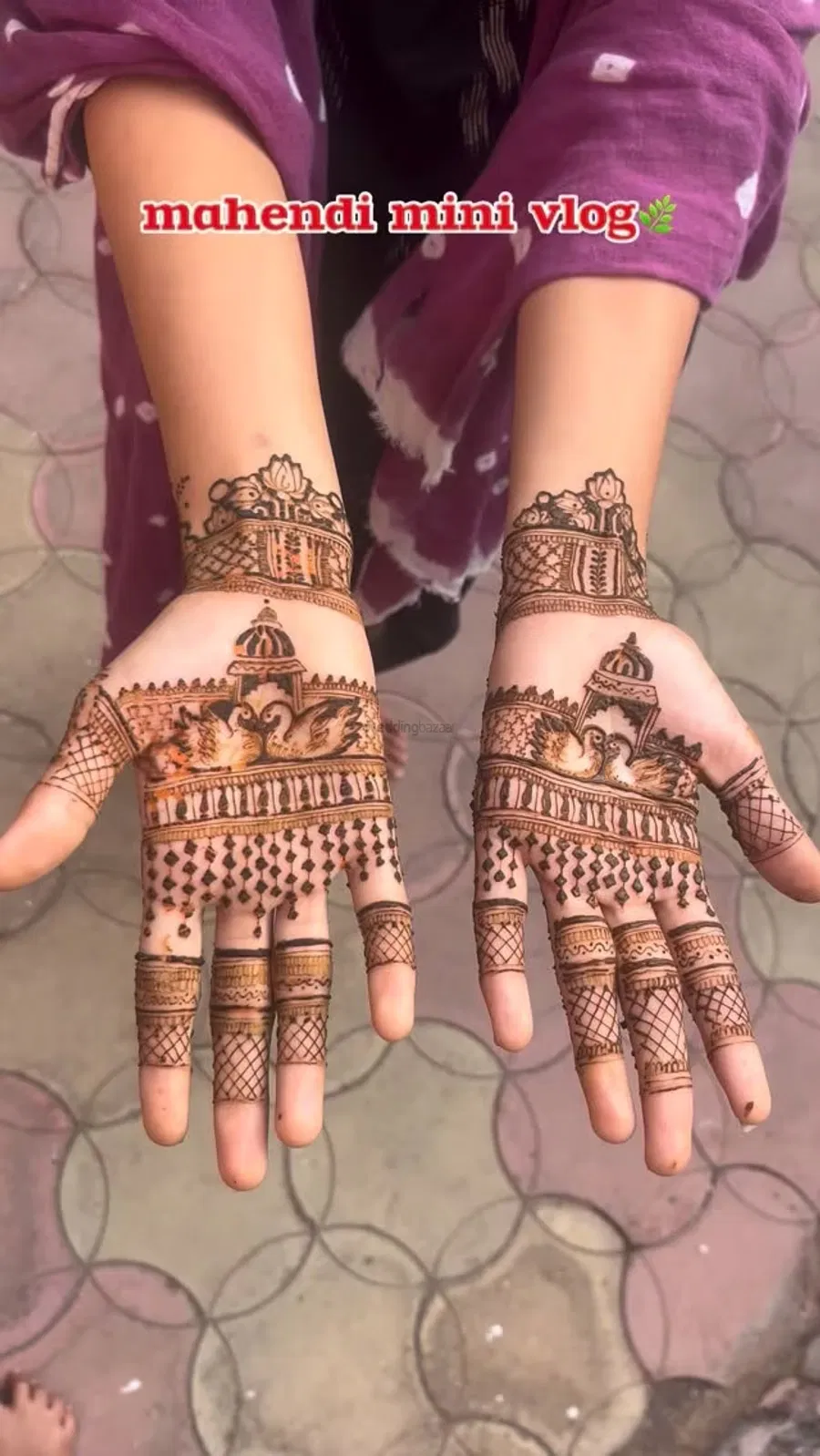 Front Hand Mehndi Design