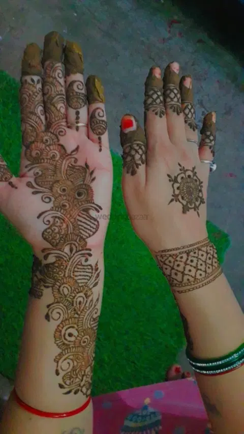 circle mehndi design