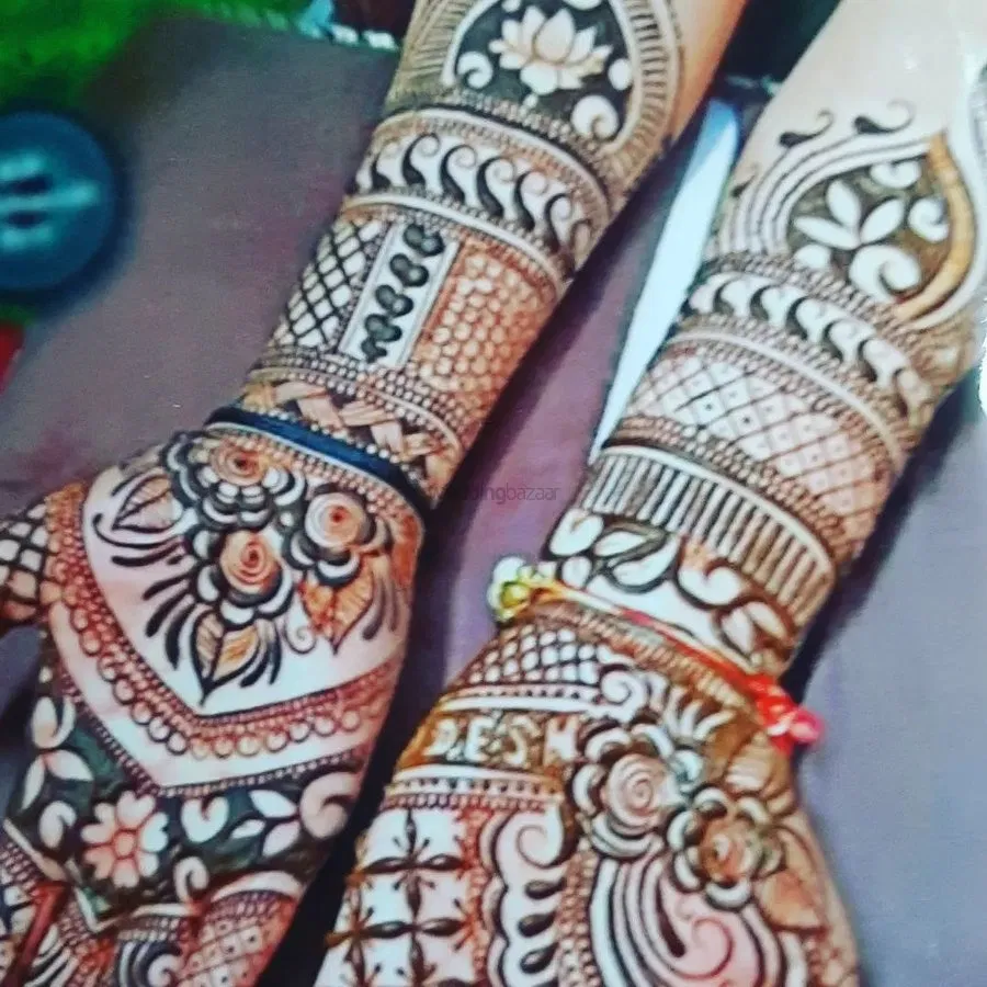 Full Hand Mehndi Design
