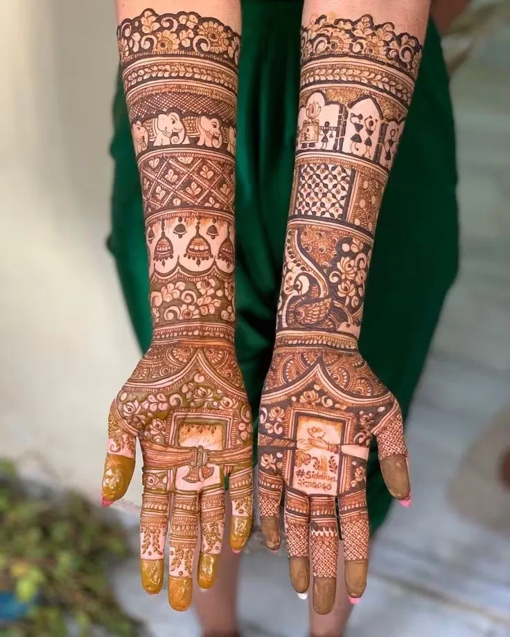 Front Hand Mehndi Design