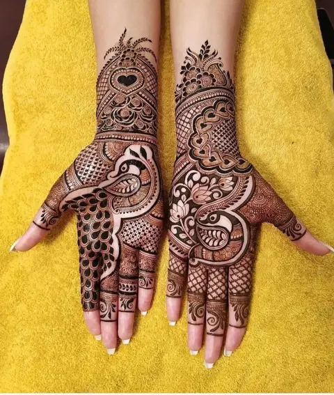 figure mehndi design