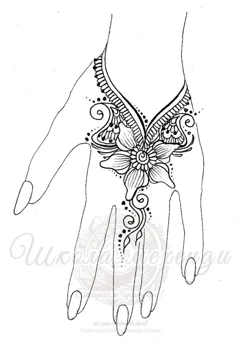 arm mehndi design