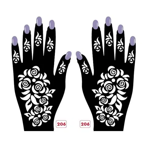 back hand mehndi design
