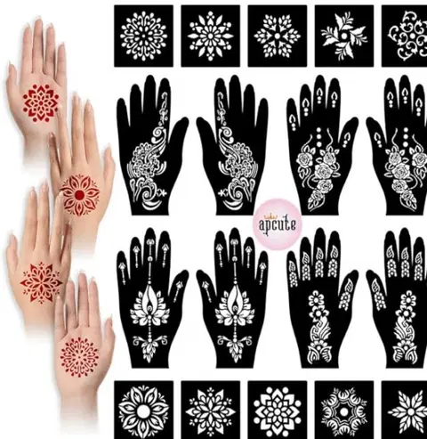 indian simple flower front hand mehndi design