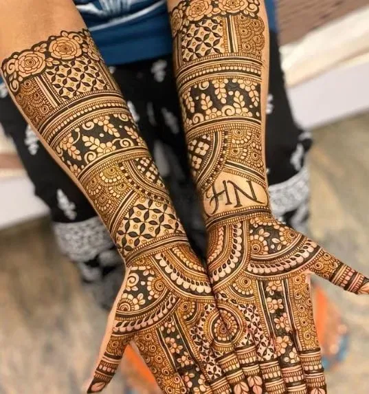 Full Hand Mehndi Design