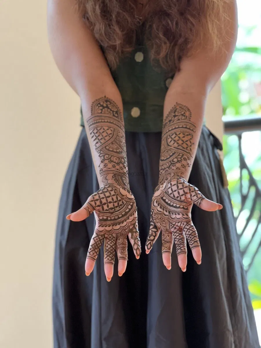 Full Hand Mehndi Design