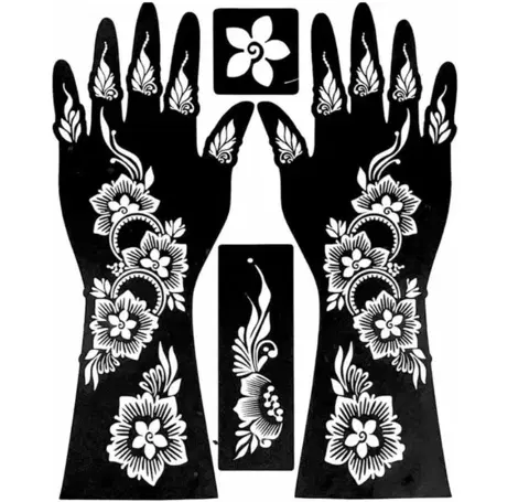 arabic bridal figure finger mehndi design