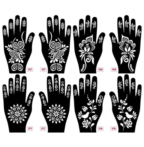 simple stylish butterfly finger mehndi design