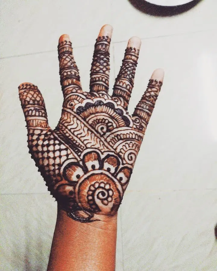 Back Hand Mehndi Design