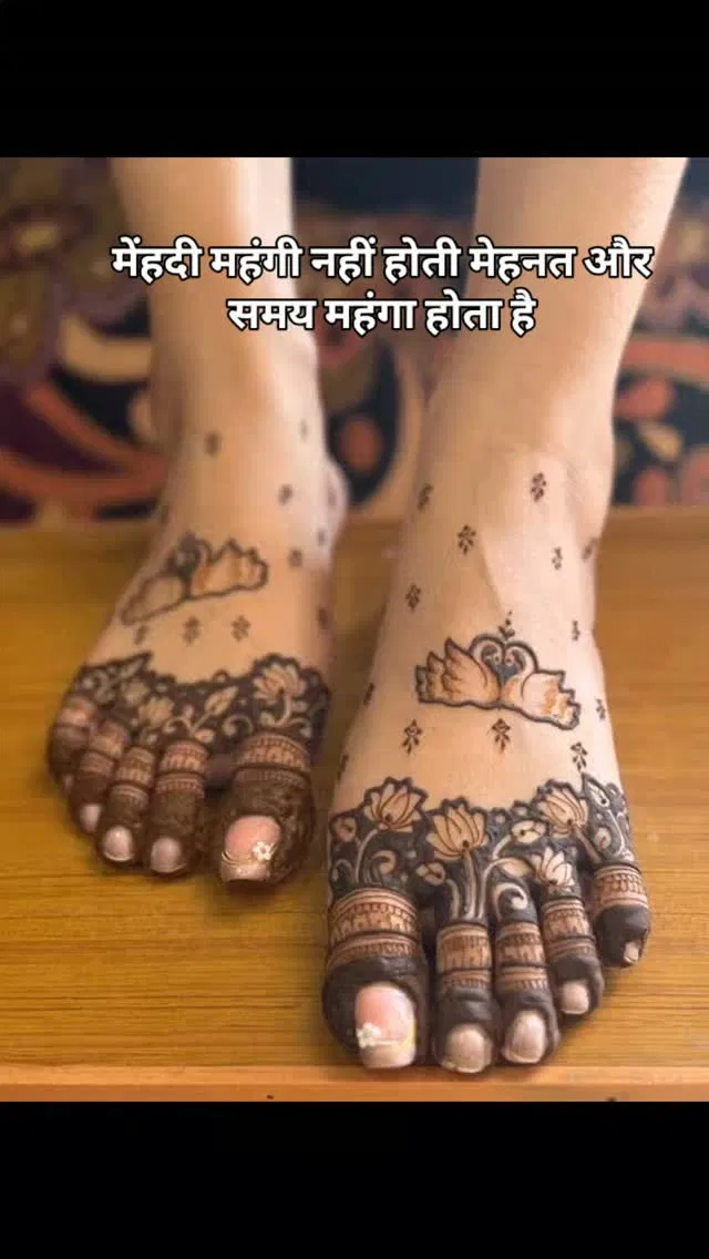 Aesthetic Back Hand Mehndi Design with Figures and Hearts