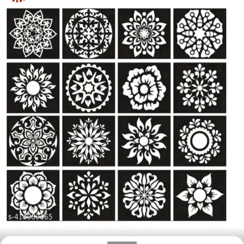stylish lotus mehndi design