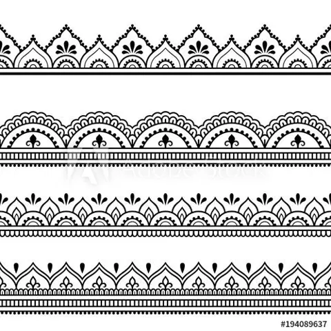 indian circle mehndi design