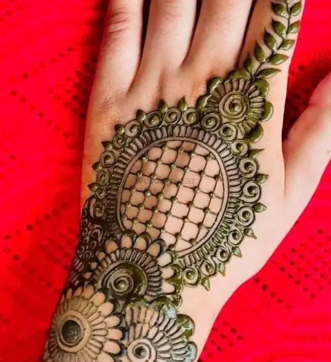 Back Hand Mehndi Design