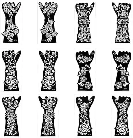 figure mehndi design