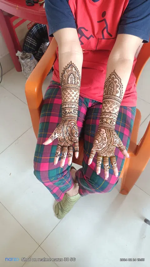 foot mehndi design