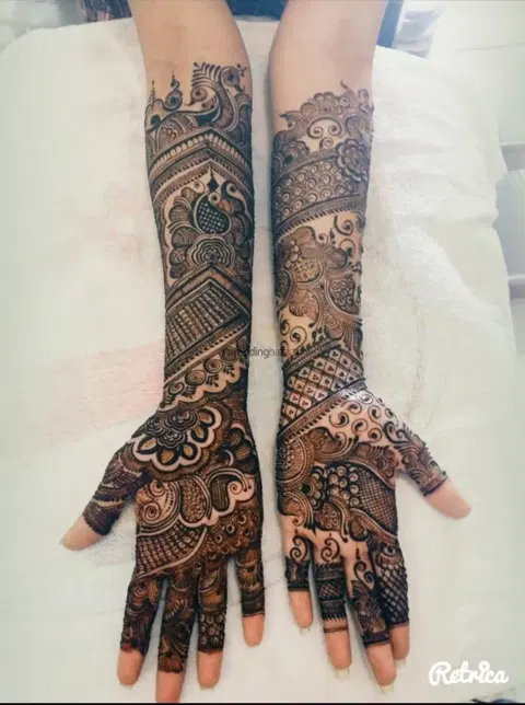 full hand mehndi design