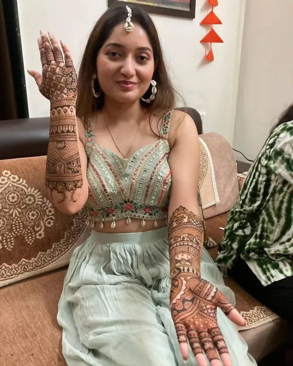 Full Hand Mehndi Design