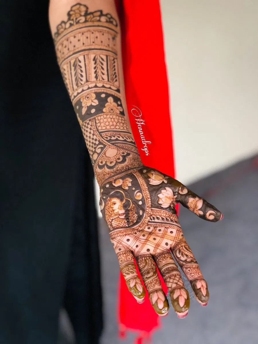 Full Hand Mehndi Design