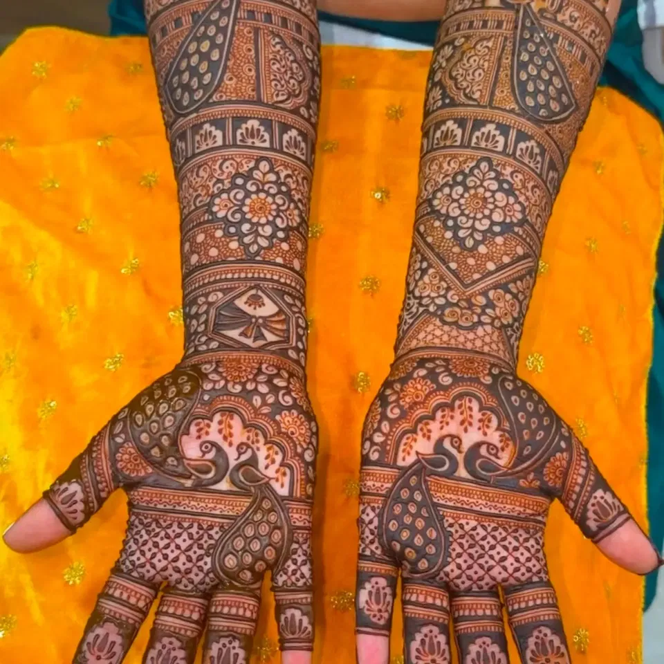 Full Hand Mehndi Design