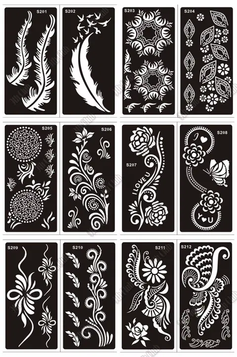 indian flower finger mehndi design