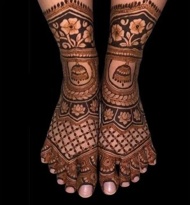 Foot Mehndi Design
