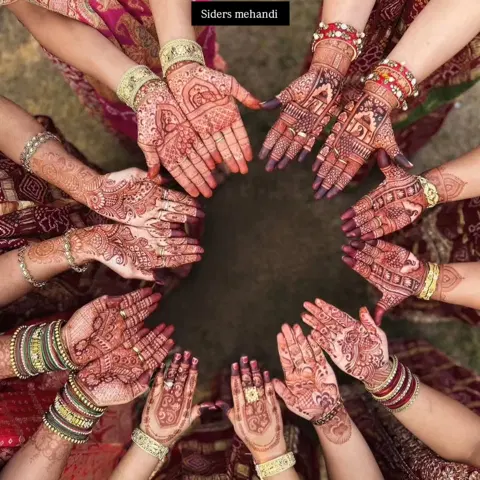circle mehndi design