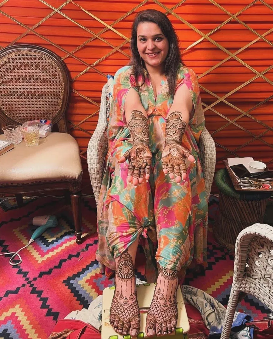 Foot Mehndi Design