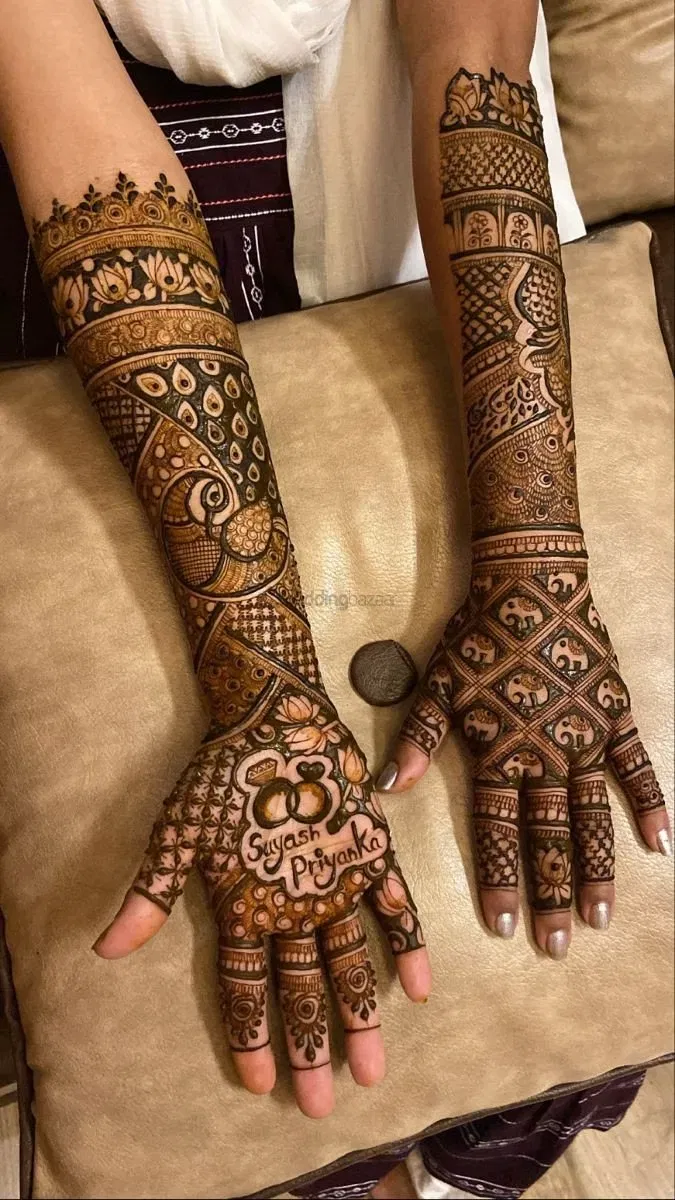 Full Hand Mehndi Design