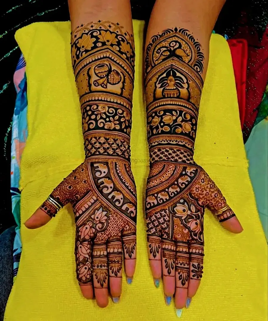 Full Hand Mehndi Design