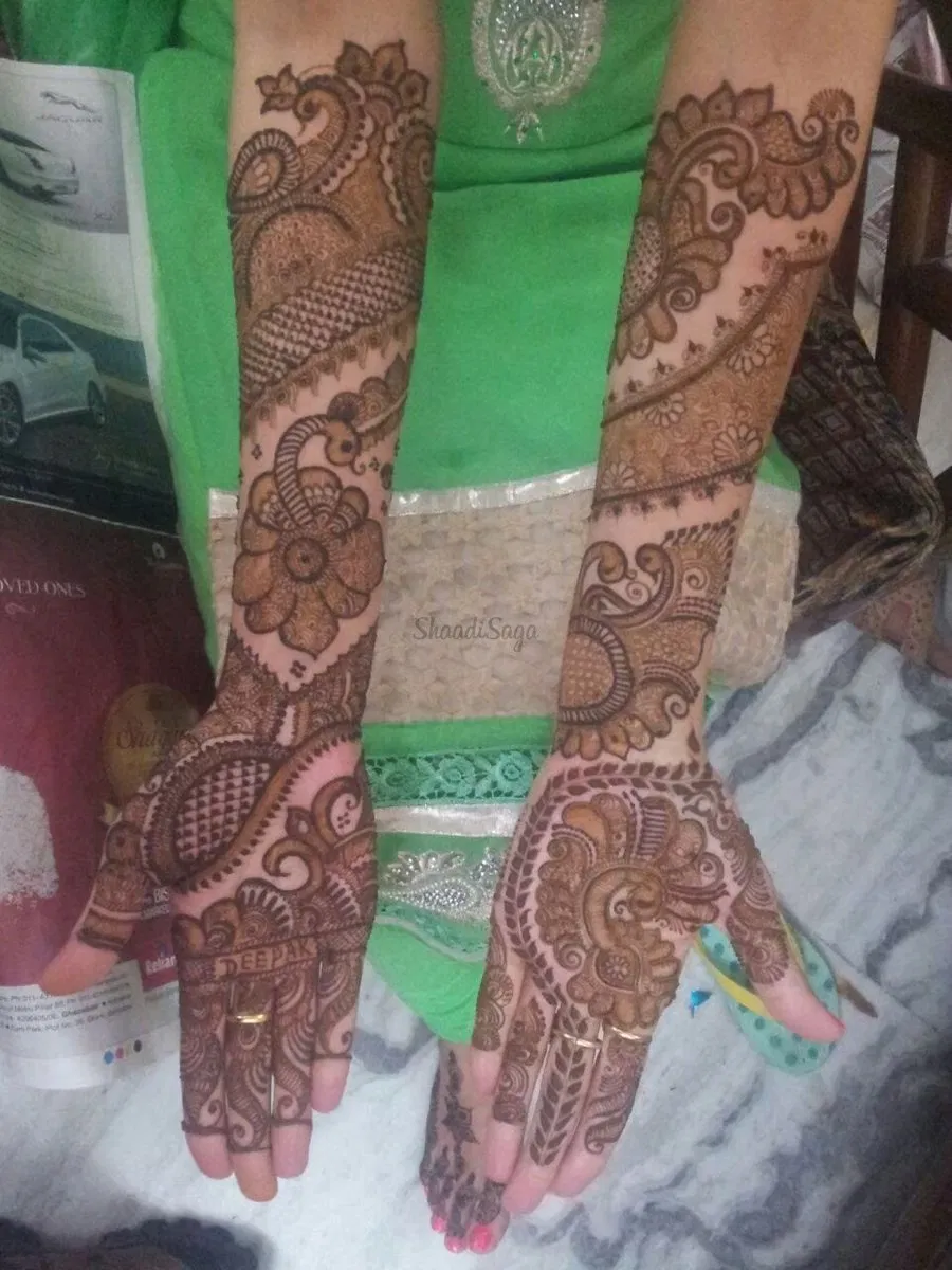 Full Hand Mehndi Design