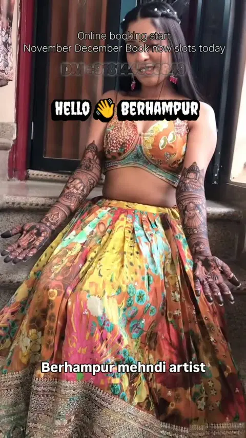 front hand mehndi design