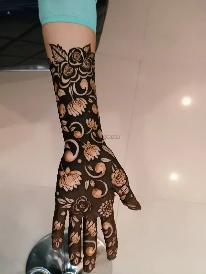 Full Hand Mehndi Design