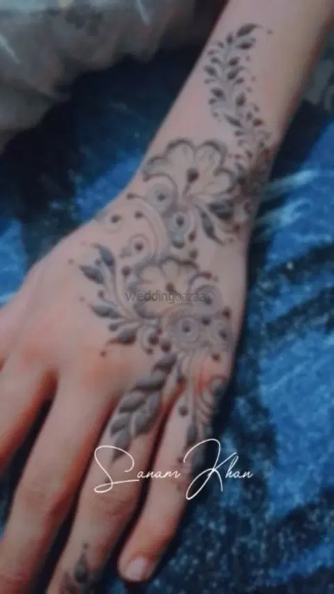 arabic simple finger mehndi design