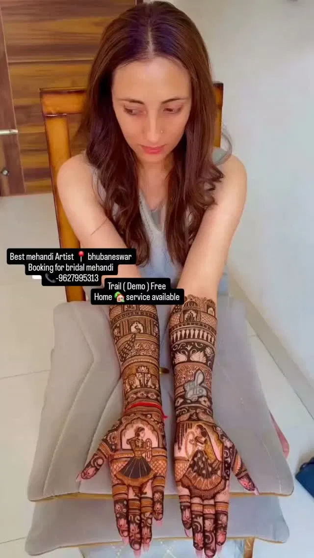Bridal Back Hand Mehndi Design for Engagement (5)