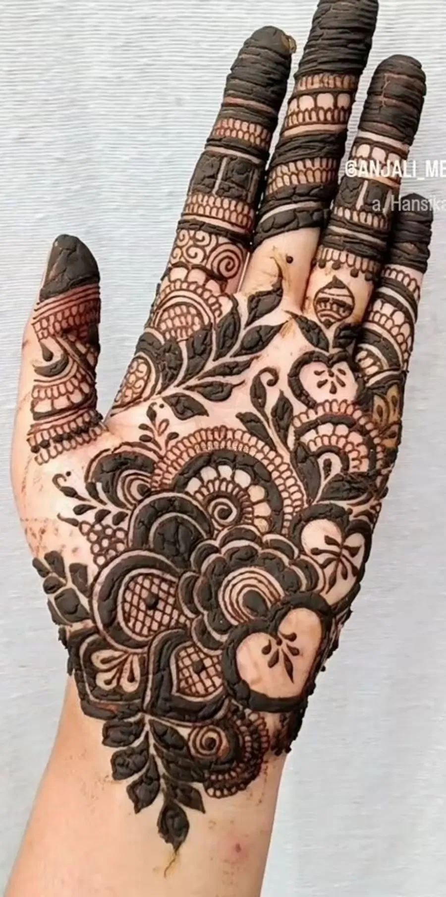 Full Hand Mehndi Design