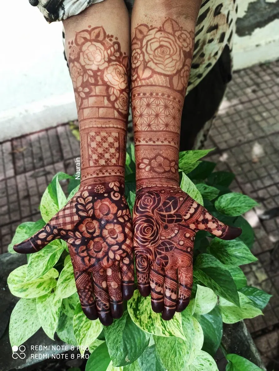 Full Hand Mehndi Design