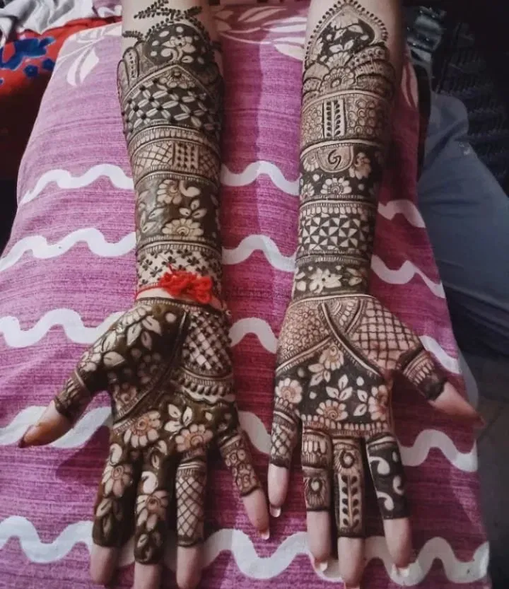 Full Hand Mehndi Design