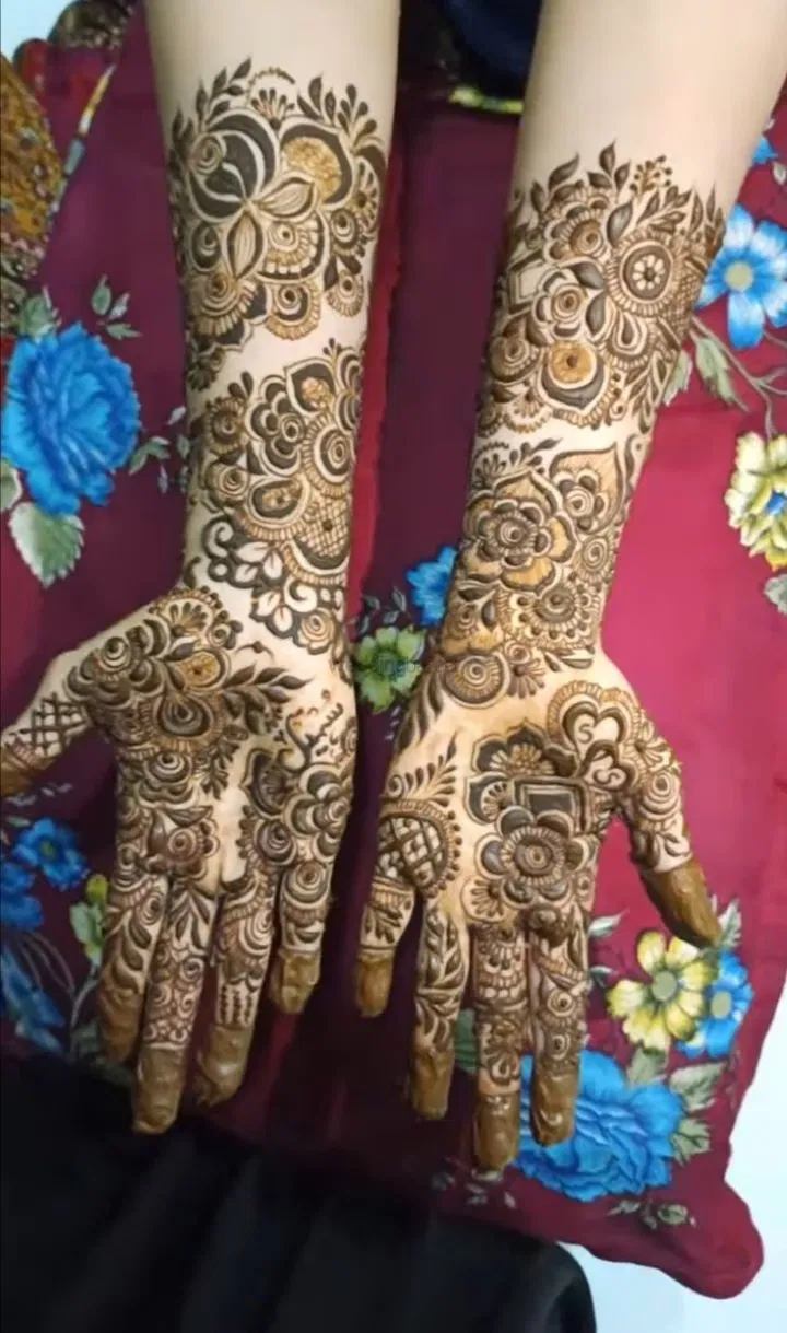 Full Hand Mehndi Design