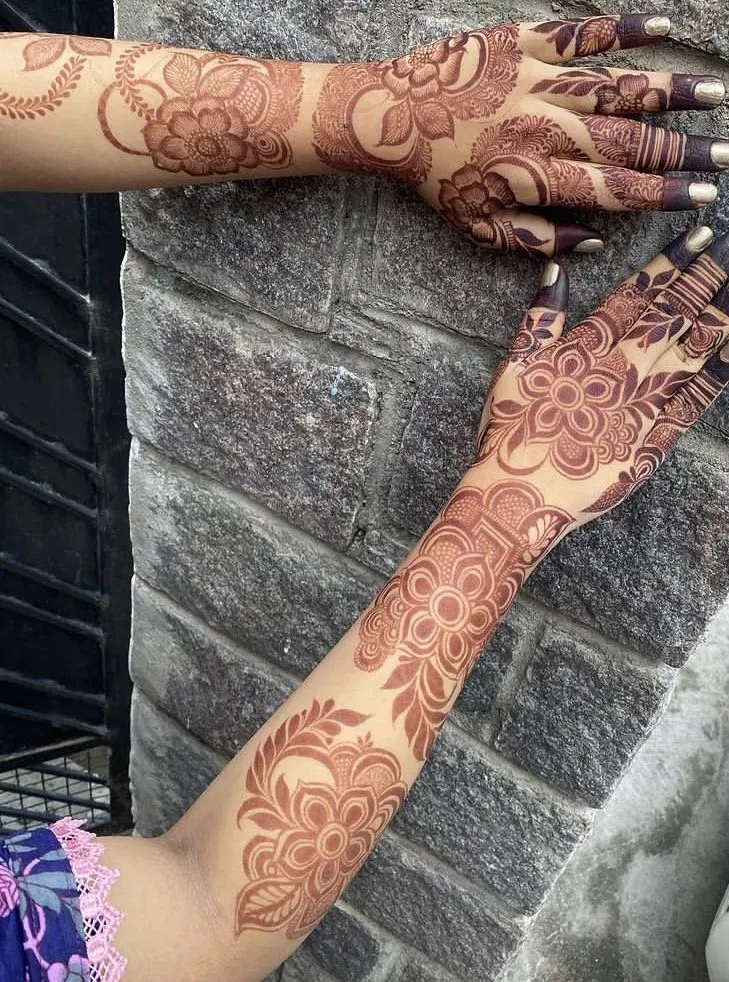 Full Hand Mehndi Design