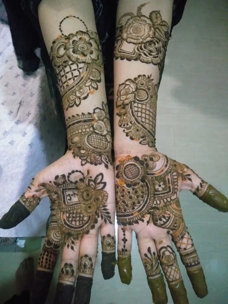 Full Hand Mehndi Design