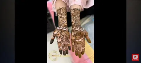 figure mehndi design
