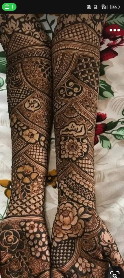 figure back hand mehndi design