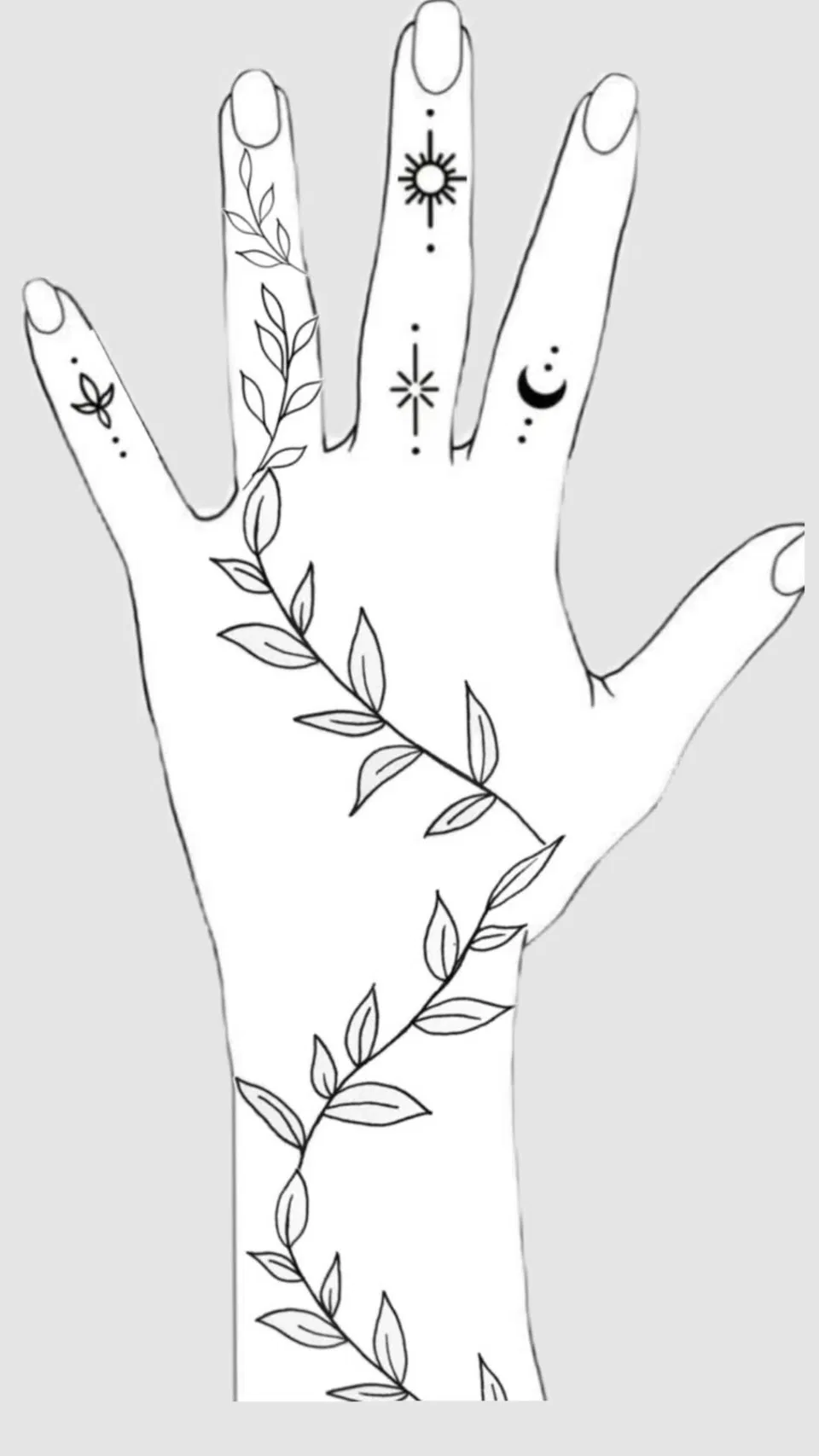 Simple Arm Mehndi Design
