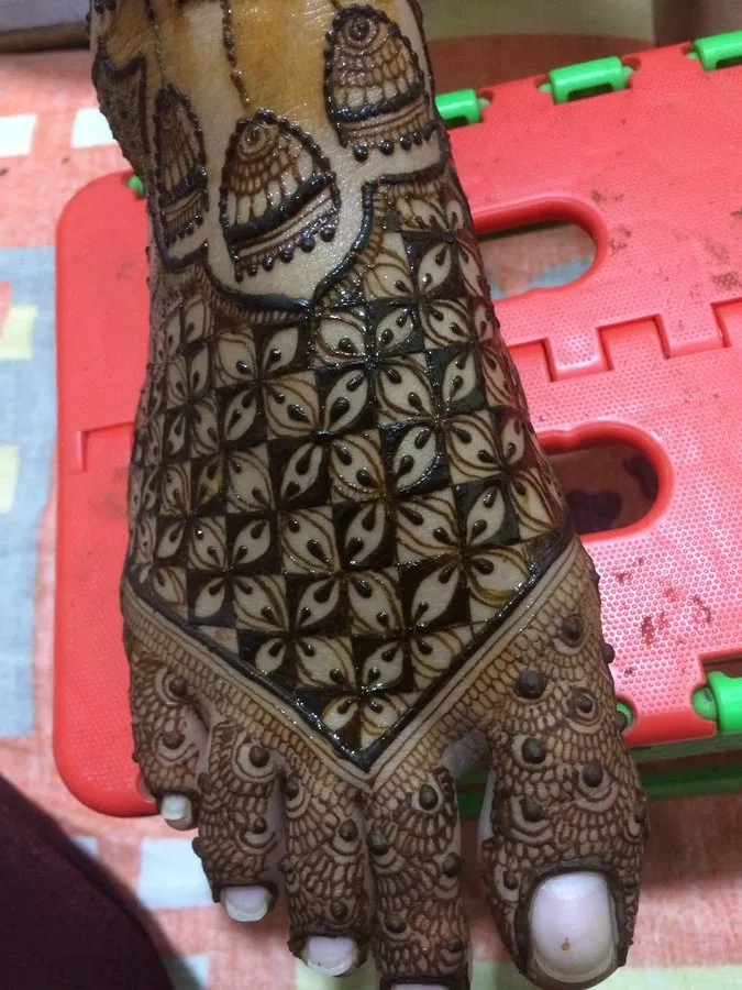 Foot Mehndi Design