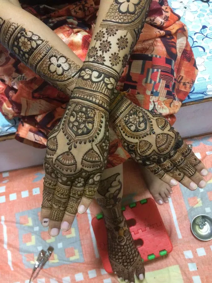 Full Hand Mehndi Design