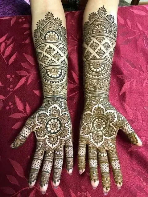 Full Hand Mehndi Design