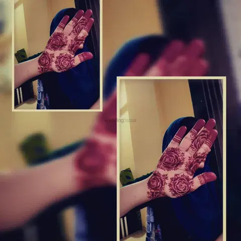 simple finger mehndi design