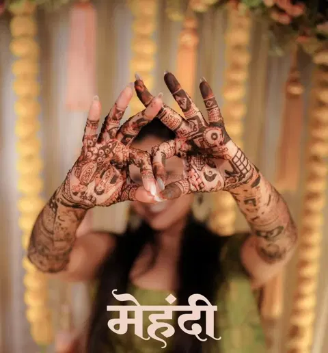heart back hand mehndi design